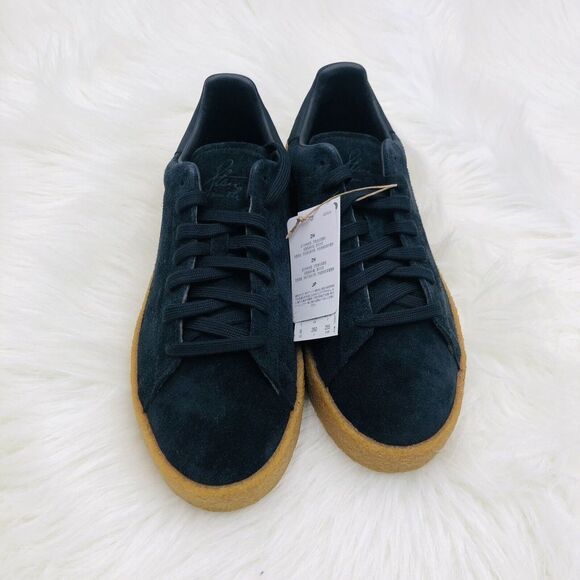 Brand New Mens ADIDAS STAN SMITH CREPE Black Gum Originals Black Size 8‎ Men - Picture 2 of 11